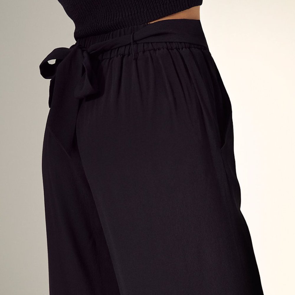 Aritzia Wifred Faun Wide Leg Flare Pants - Picture 3 of 5